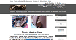 Desktop Screenshot of classic9leathershop.com